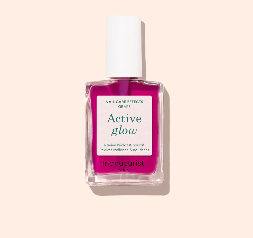 MANUCURIST Paris - Active Glow Grape (15ml) – Lilac Gloss Effect for Radiant Nails