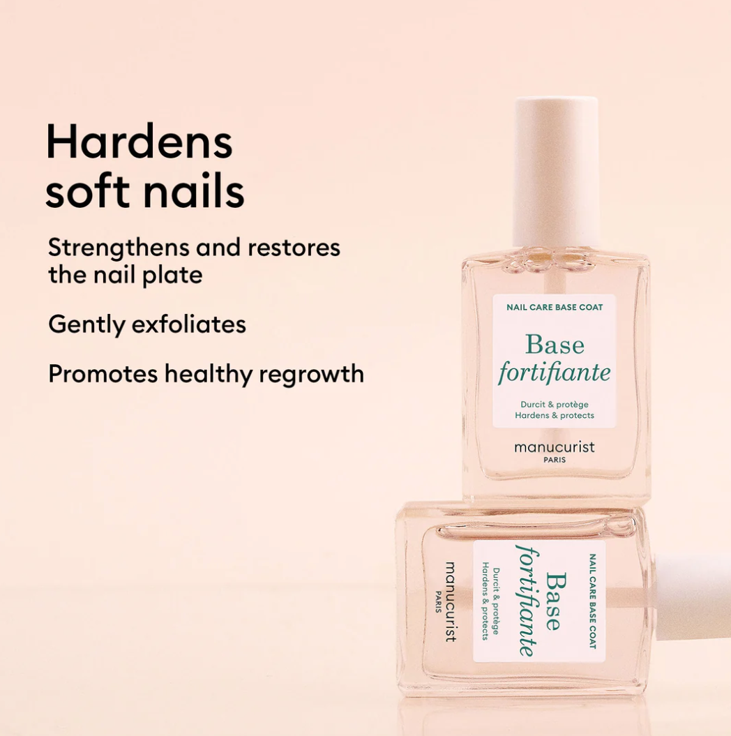 MANUCURIST Paris - Base Fortifiante (15ml) – Fortifying Base Coat for Stronger Nails