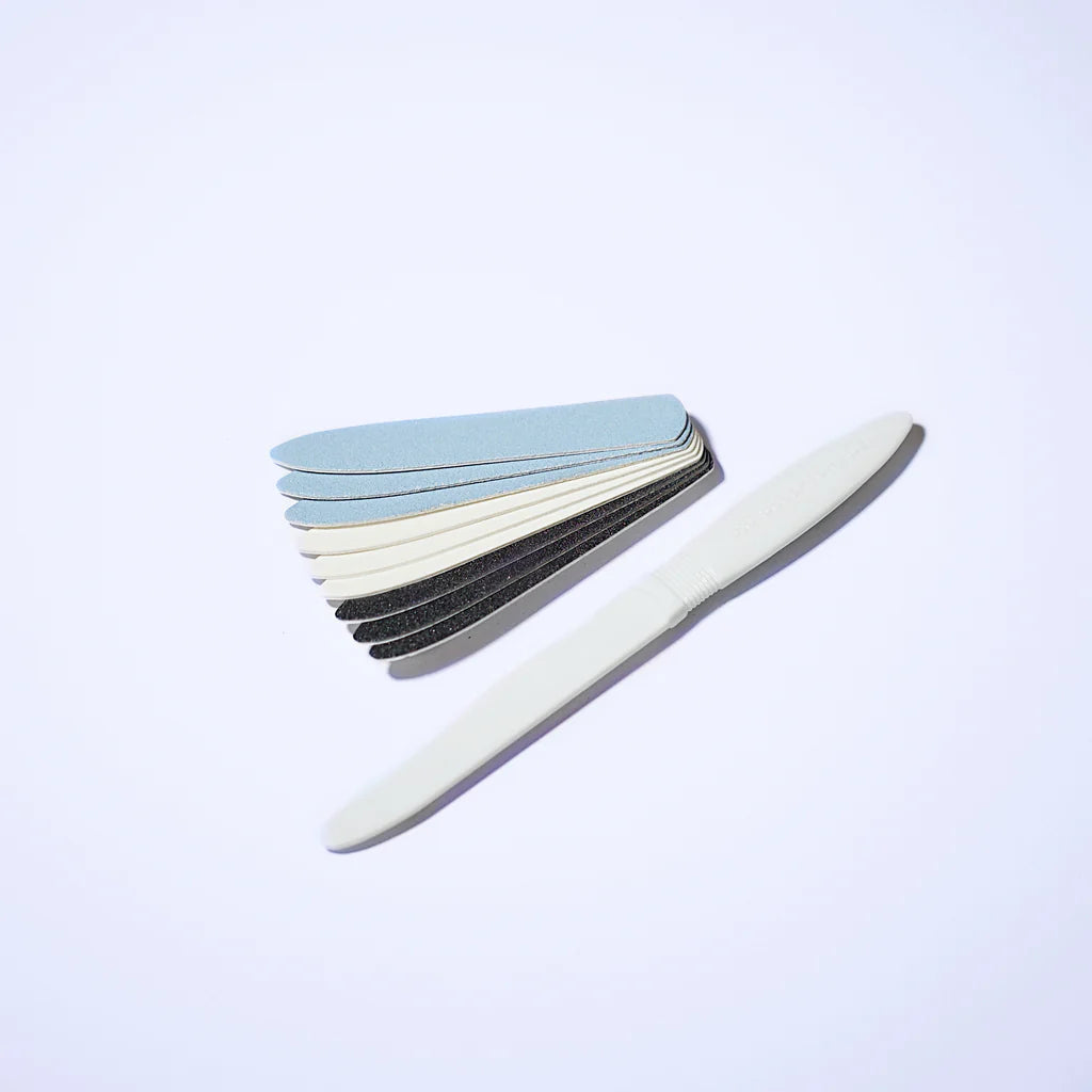 Hygienic File Handle | 9 Patches | Sanitary Nail Filing Solution