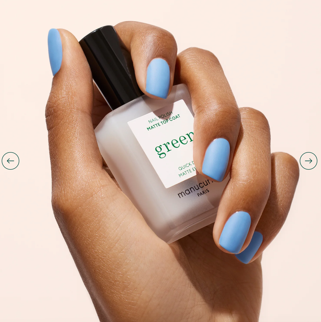 Green™ Natural Nail Polish - 15ml Matte Top Coat | Eco-Friendly Finish