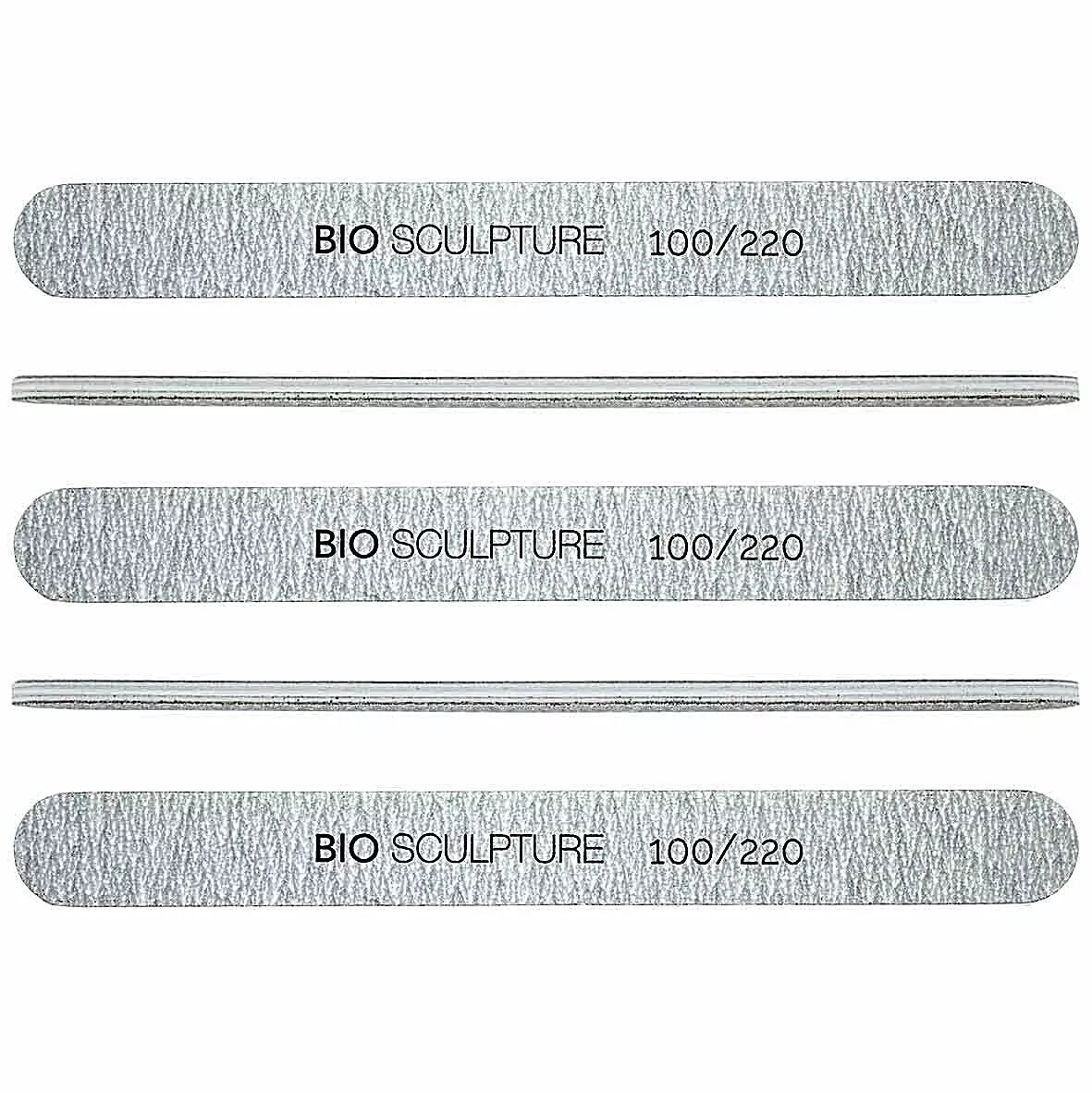Zebra File | 100/220 Grit | Pack of 5 | Professional Nail Shaping Tools