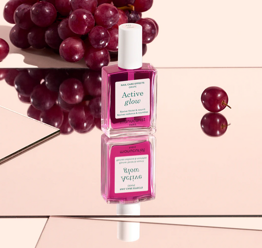 MANUCURIST Paris - Active Glow Grape (15ml) – Lilac Gloss Effect for Radiant Nails