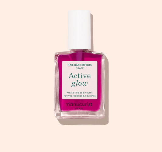 MANUCURIST Paris - Active Glow Grape (15ml) – Lilac Gloss Effect for Radiant Nails