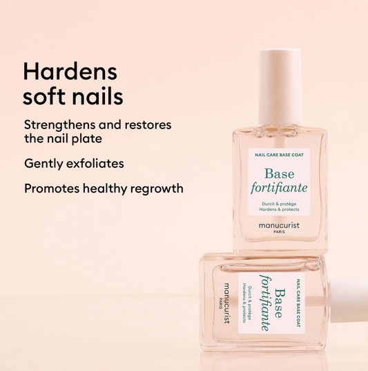 MANUCURIST Paris - Base Fortifiante (15ml) – Fortifying Base Coat for Stronger Nails