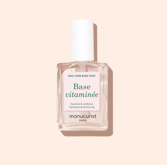 Manucurist Paris Base Vitaminée (15ml) – The Ultimate Nail Care for Protection & Hydration