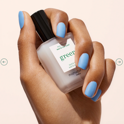 Green™ Natural Nail Polish - 15ml Matte Top Coat | Eco-Friendly Finish