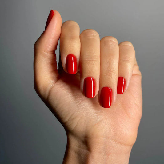 Gemini Nail Polish No. 306 Sunset Red - Long-Lasting Vegan Colour | 14ml